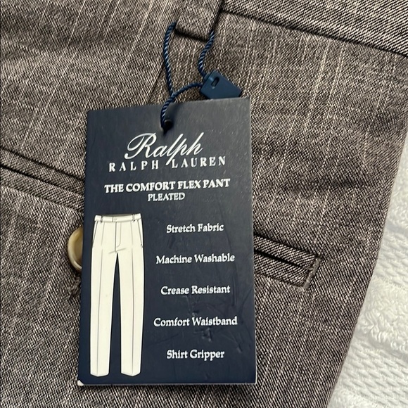 Ralph Lauren Gray Dress Pants with Classic Straight-Leg Cut - Picture 7 of 12